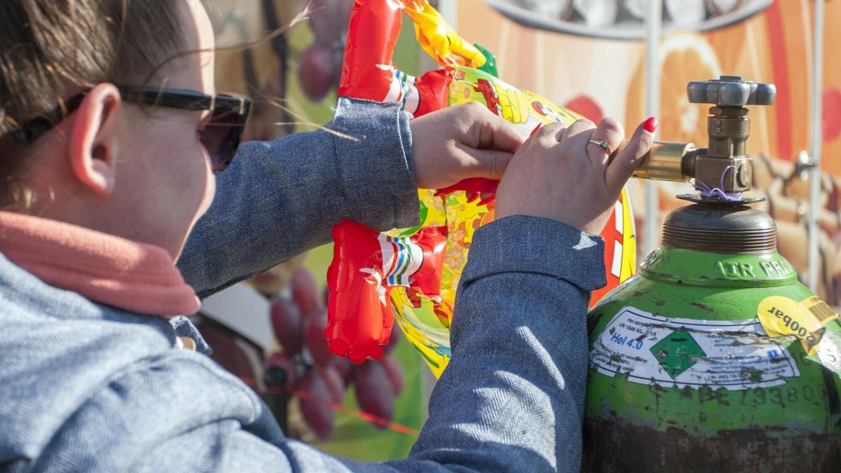Wdychanie helu może doprowadzić do niedotlenienia