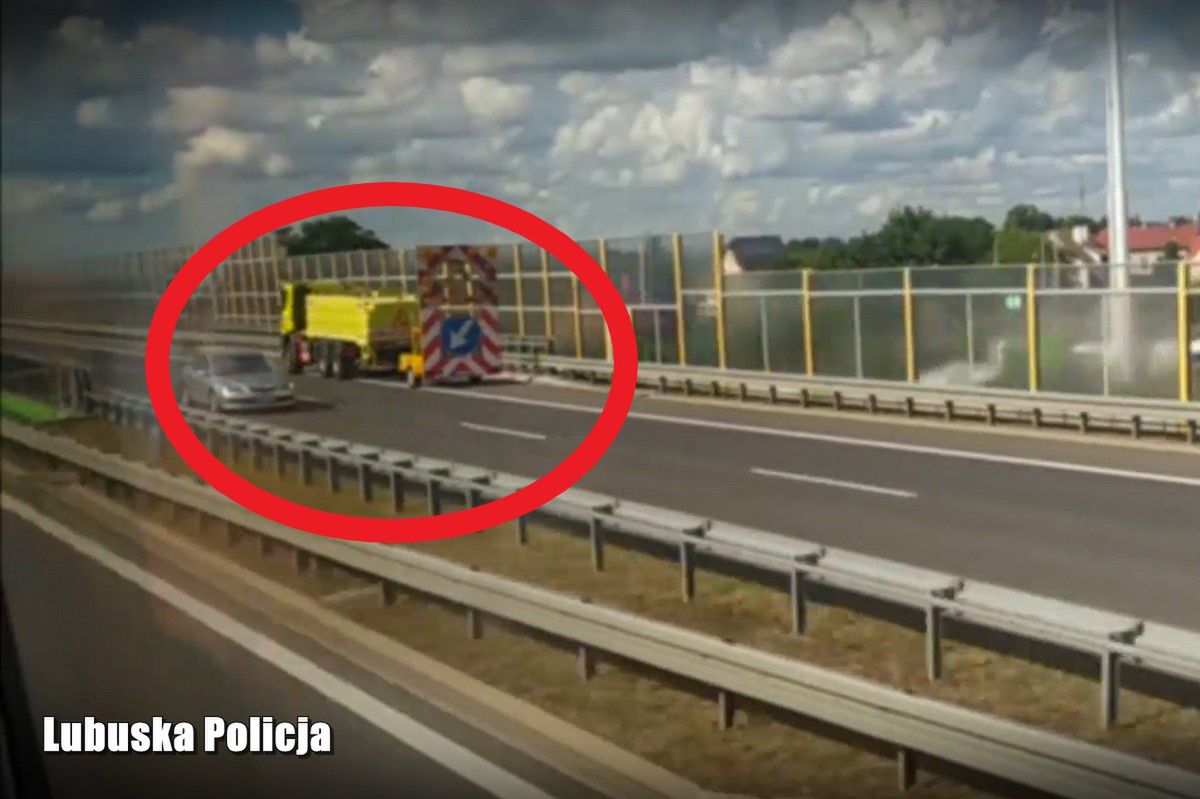 Pojechał pod prąd na S3. Wideo mrozi krew w żyłach
