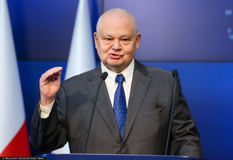 Konferencja prezesa NBP Adama Glapi?skiego
Fot. Wojciech Olkusnik/East News, Warszawa, 08.09.2022. Konferencja prasowa prezesa NBP Adama Glapinskiego po srodowej podwyzcze stop procentowych.
Wojciech Olkusnik