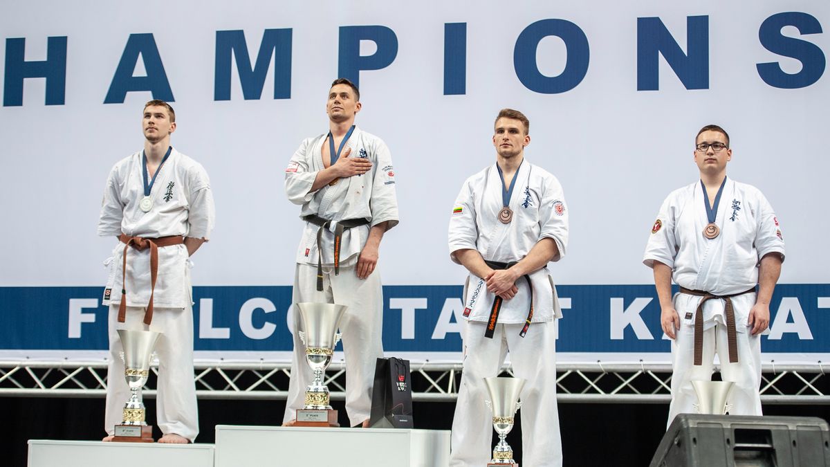 Zdjęcie okładkowe artykułu: Materiały prasowe /  / Dekoracja na MŚ w karate kyokushin