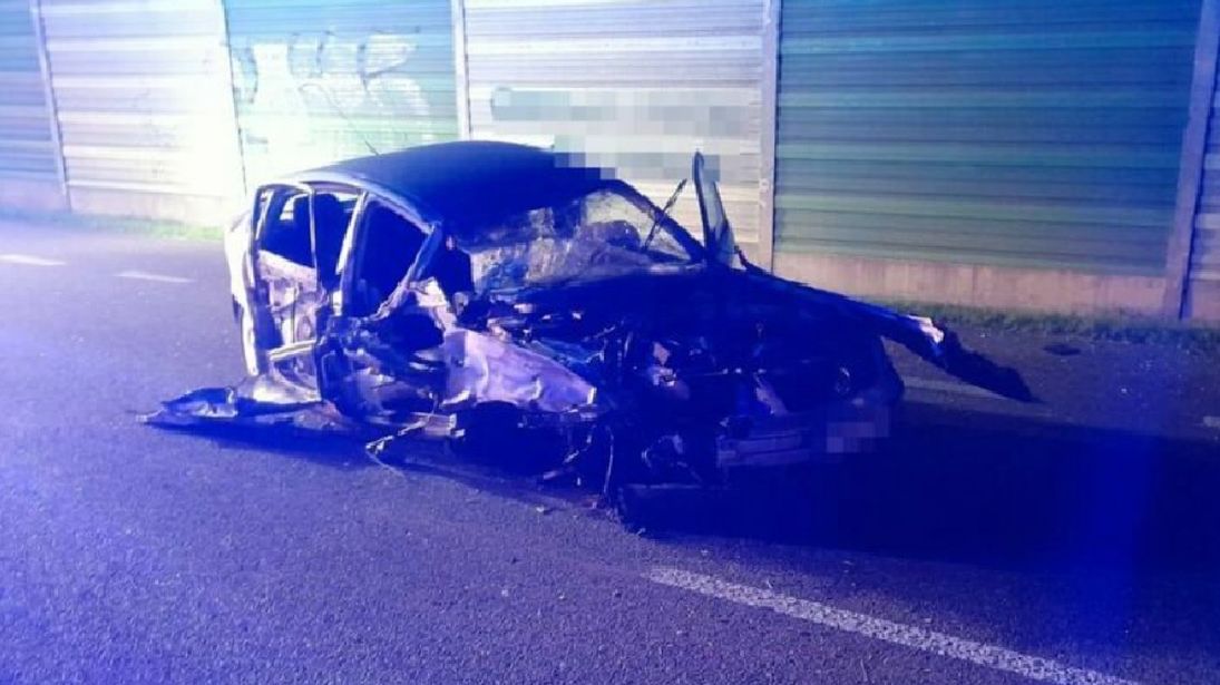 Volkswagen jechał pod prąd obwodnicą Białej Podlaskiej.