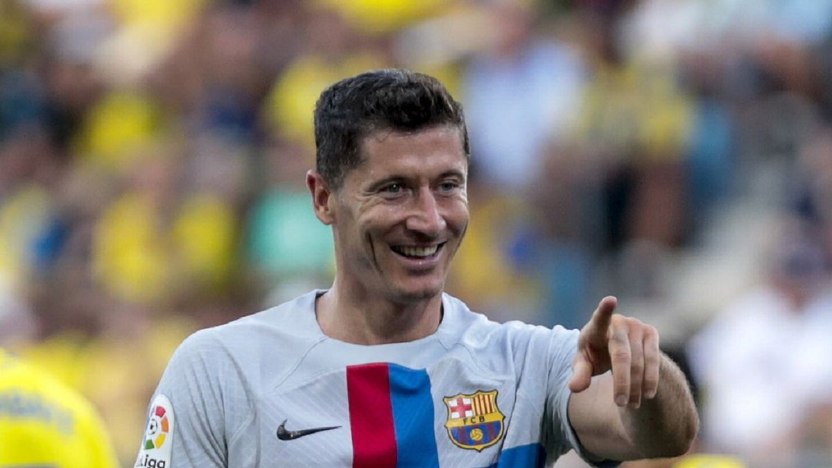 PAP/EPA / Roman Rios / Na zdjęciu: Robert Lewandowski