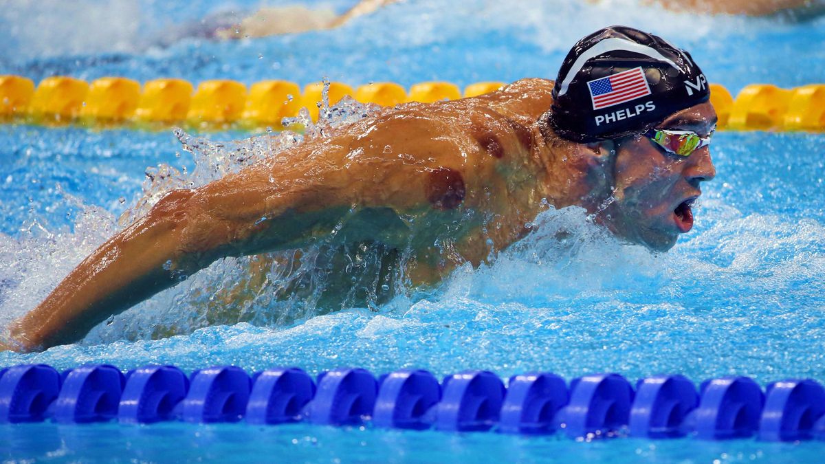 Michael Phelps - Olimpijczyk wszechczasów? - Igrzyska Olimpijskich Rio2016 - jedno ze zdjęć dostępnych na wystawie Rio2016 w obiektywie PKOL