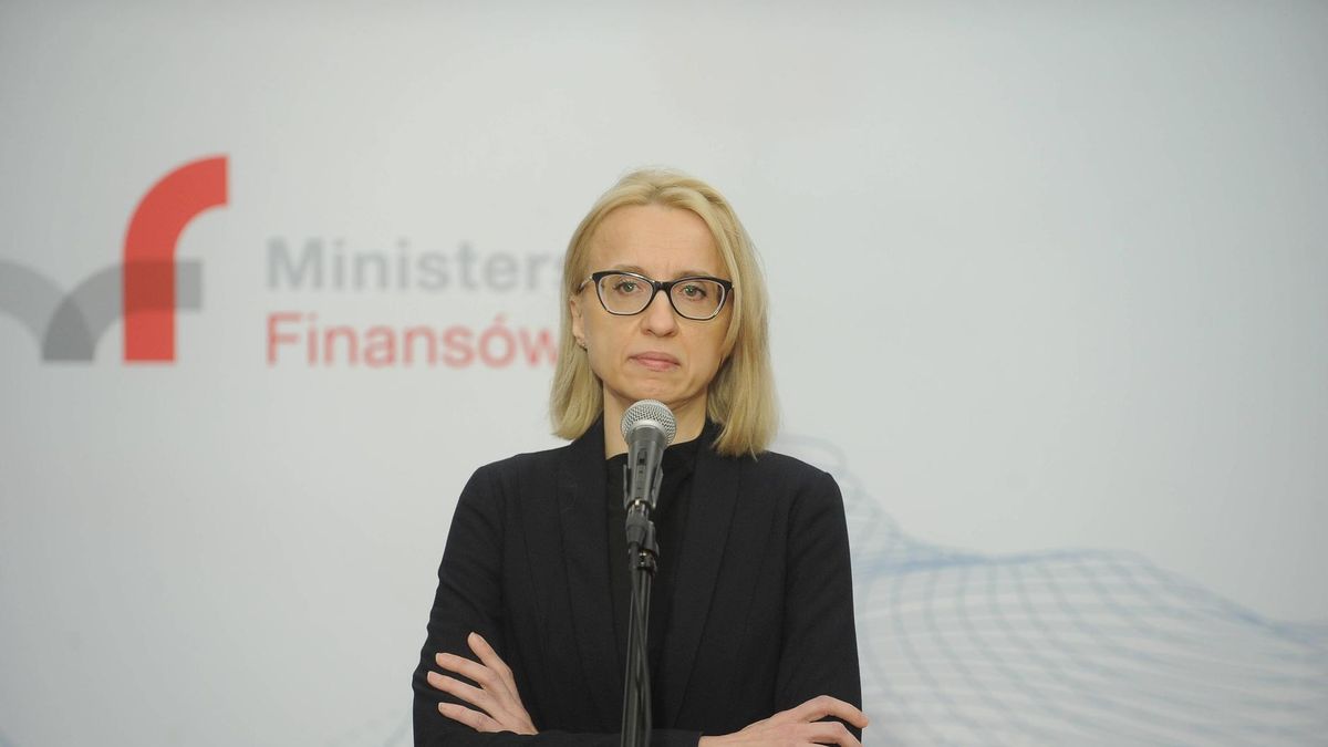 Minister finansów Teresa Czerwińska