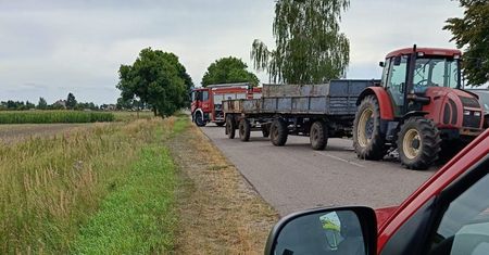UWAGA: zablokowana droga!