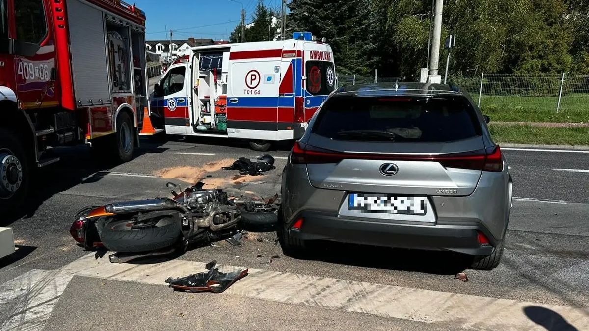Foto z miejsca wypadku/Dzięki uprzejmości SpottedAlert.pl