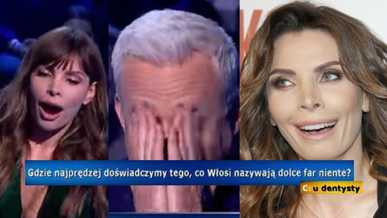 Agnieszka Dygant tłumaczy się z porażki w "Milionerach"