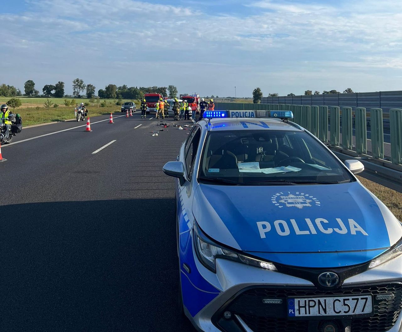 Tragiczny wypadek na A1. Objazdy w stronę Gdańska