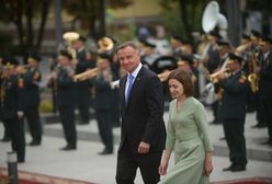 Wpadka Andrzeja Dudy w Mołdawii. Nagranie trafiło do sieci