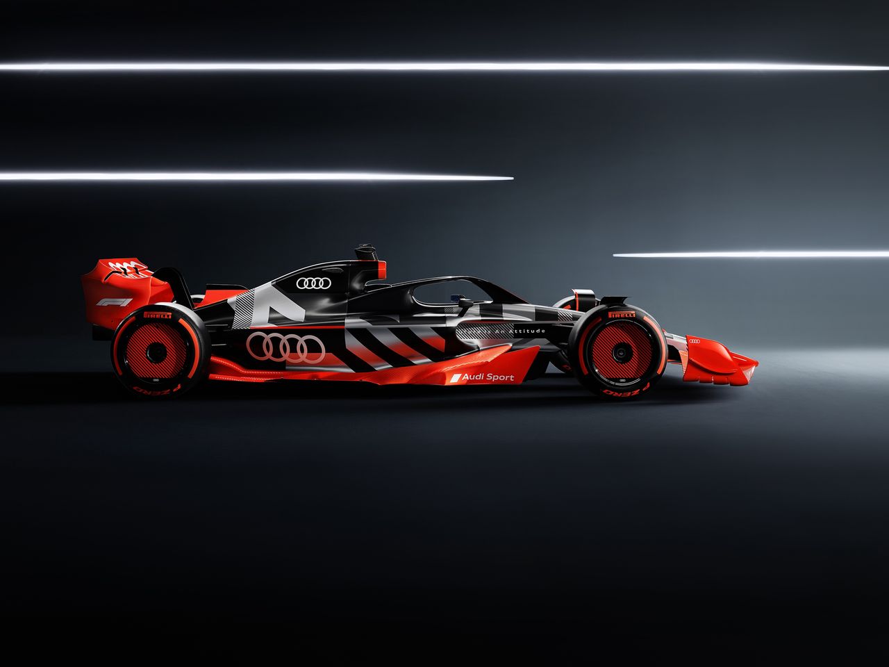 Showcar with Audi F1 