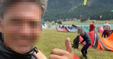Synowie żegnają ojca. To on zginął w Jastarni