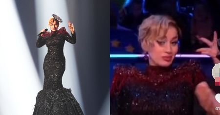 Reprezentantka Francji na Eurowizji pokazała widzom ŚRODKOWY PALEC?! Teraz się tłumaczy: "Nie o to chodziło"