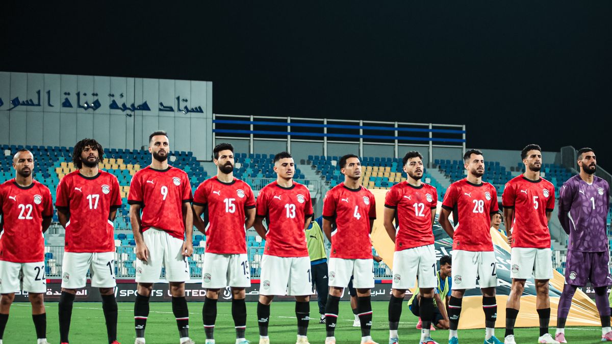 Piłkarze z Egiptu Zdjęcie ilustracyjne