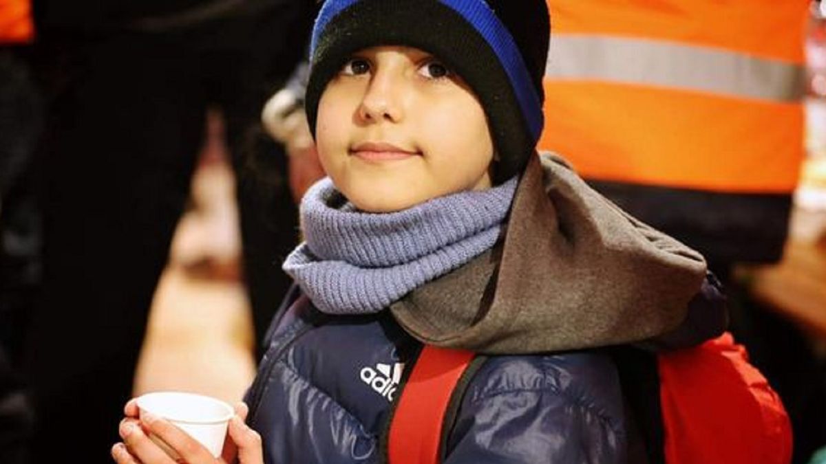 11-latek sam przybył na granicę.