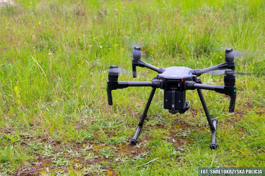 Dron ułatwił namierzenie łamiących prawo.