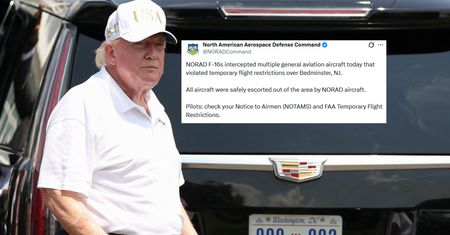 Incydent nad polem golfowym Trumpa. Użyto F-16