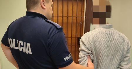 Podejrzany o serię podpaleń w rękach policjantów