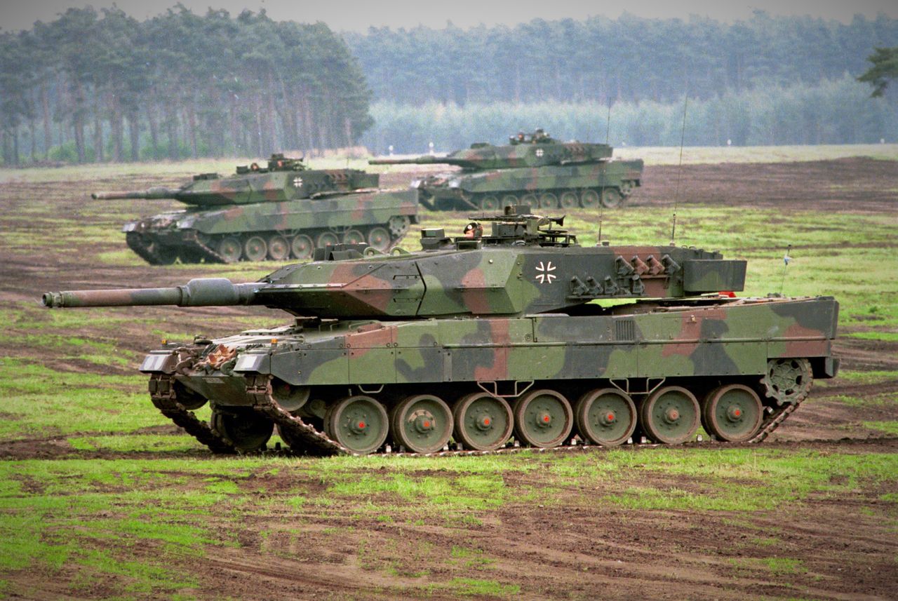 Niemieckie czołgi Leopard 2A5 