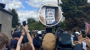 Trwa eksmisja na Osiedlu Maltańskim. "Siłowo wynoszą osoby blokujące"
