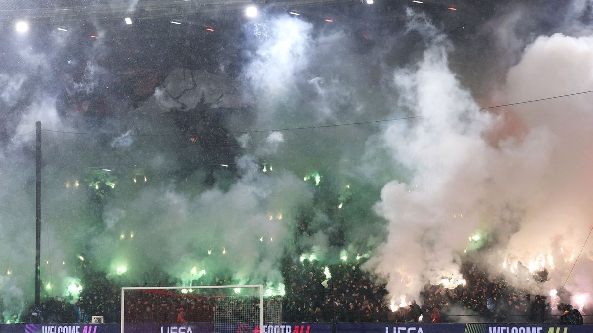 Getty Images / Dean Mouhtaropoulos/Getty Images / Kibice Feyenoordu Rotterdam