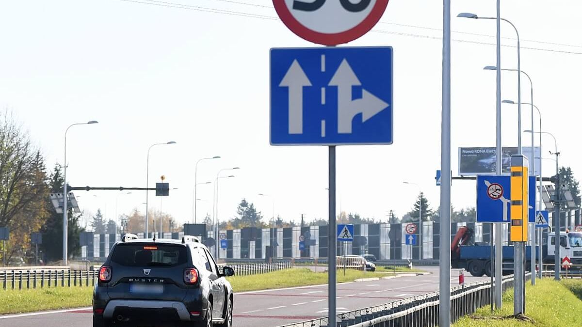 Fotoradar na wylocie z Lublina w kierunku Chełma - al. Tysiąclecia w Świdniku