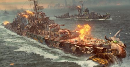 World of Warships przeżywa postapokalipsę - debiut trybu battle royale