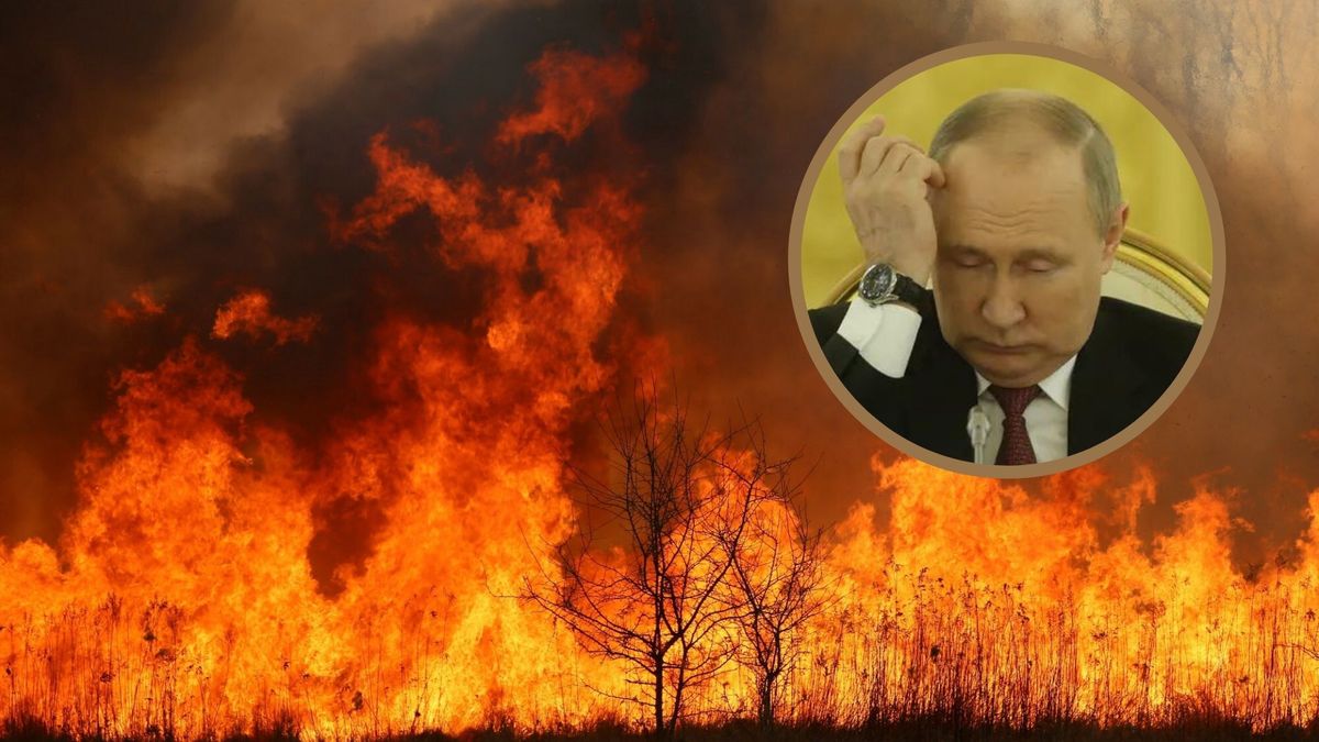 Zdjęcie ilustracyjne. Putin ma problem. Płoną lasy na Syberii