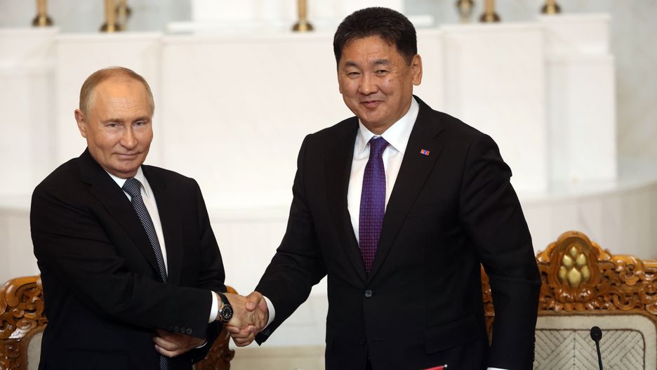 ladimir Putin Visits Ulaanbaatar In Mongolia
