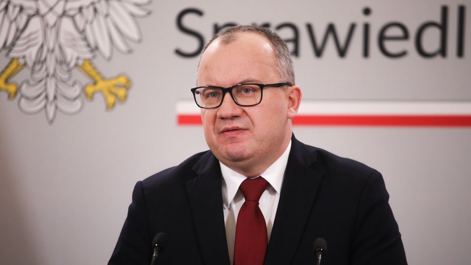 Warszawa, 09.01.2024. Minister sprawiedliwości, prokurator generalny Adam Bodnar podczas konferencji prasowej dotyczącej tzw. "ustawy Kamilka", 9 bm. w Ministerstwie Sprawiedliwości w Warszawie. (sko) PAP/Albert Zawada