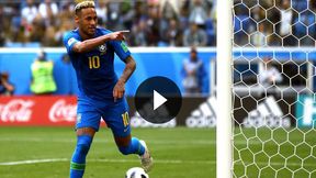 Mundial 2018. Brazylia - Kostaryka 2:0. Gol Neymara (TVP Sport)