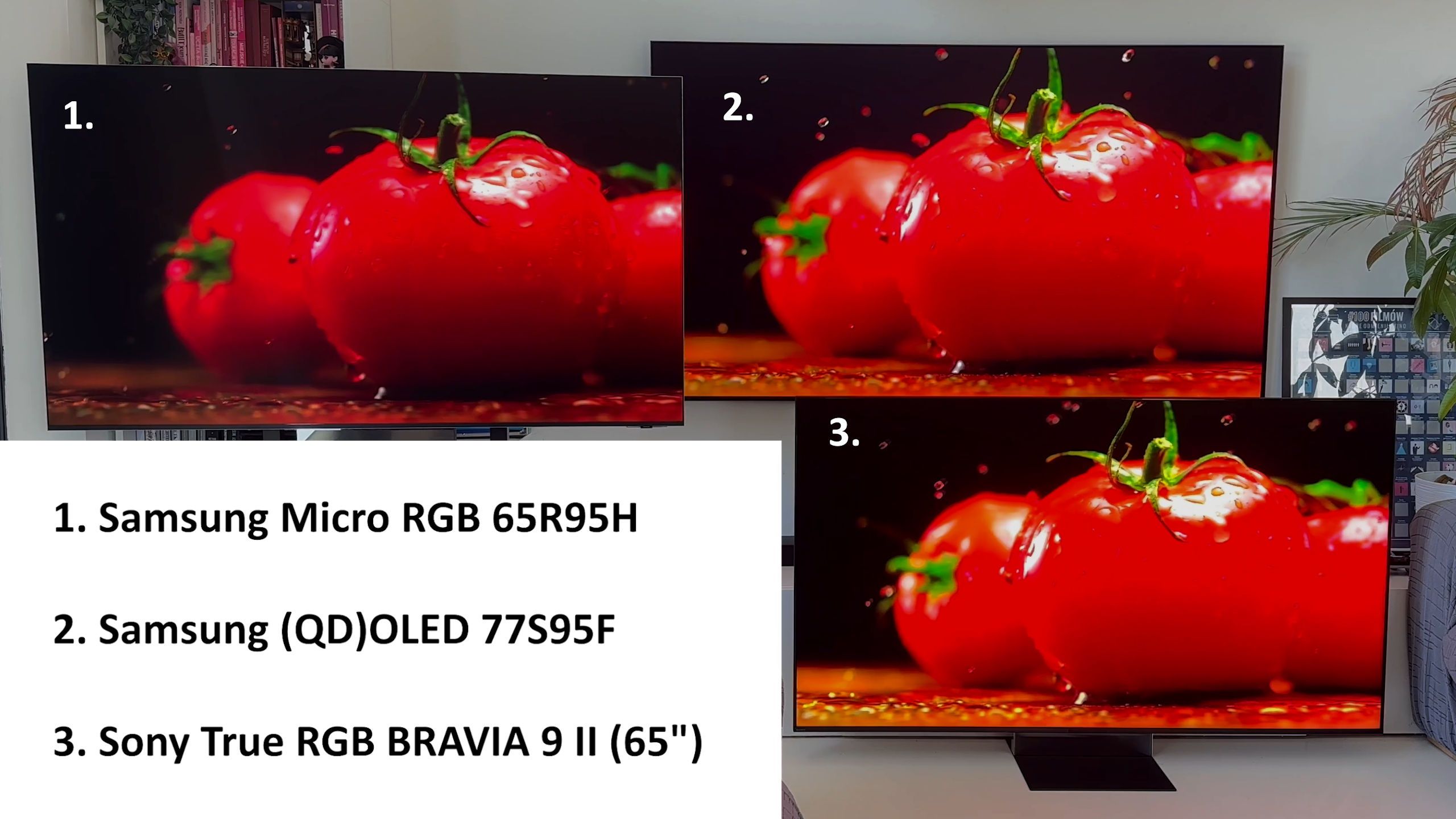 Sony BRAVIA 9 II vs Samsung Micro RGB R95H vs Samsung OLED S95F