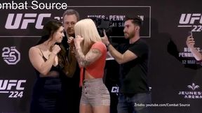 #dziejesiewsporcie: zignorowała rywalkę. Zabawna sytuacja przed galą MMA
