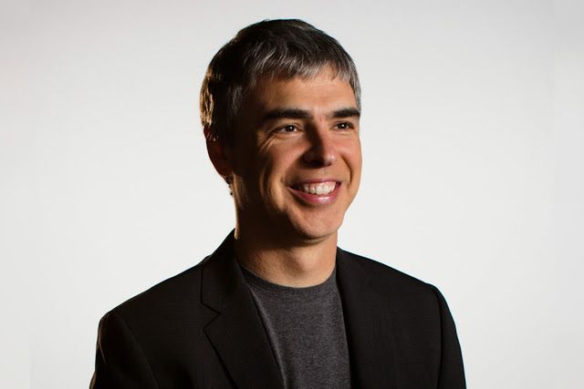 Na zdjęciu Larry Page, CEO Alphabet