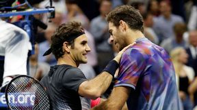 US Open: nie będzie meczu Rogera Federera z Rafaelem Nadalem. Szwajcar przegrał ćwierćfinał z Juanem Martinem del Potro