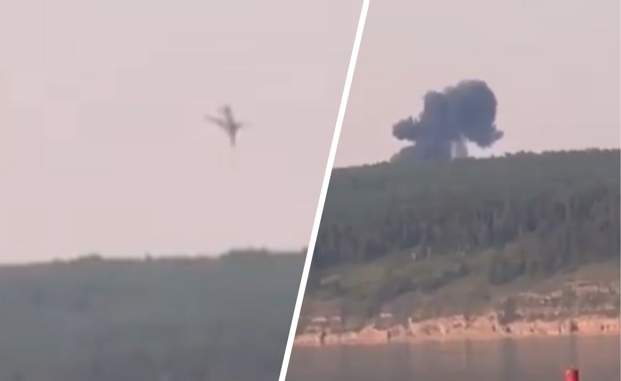 Katastrofa podczas szkolenia. Rozbił się rosyjski bombowiec Tu-22M3