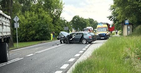 Groźny wypadek w powiecie opatowskim