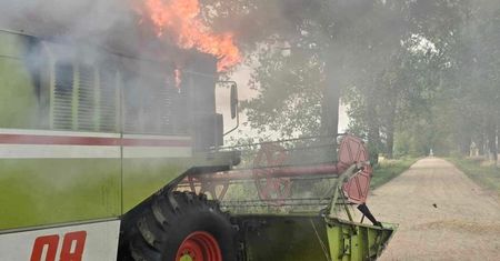 Pożary prasy i zboża na pniu - trudny czas dla rolników!