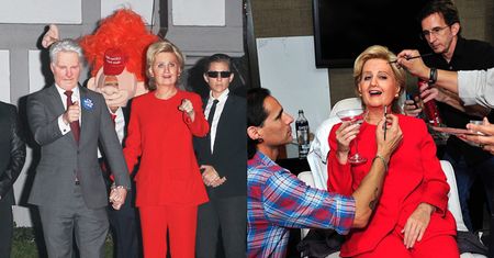 Katy Perry przebrana za Hillary Clinton, a Orlando Bloom za...? (ZDJĘCIA)