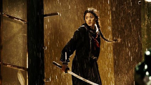 Łowczyni demonów w stroju uczennicy 1