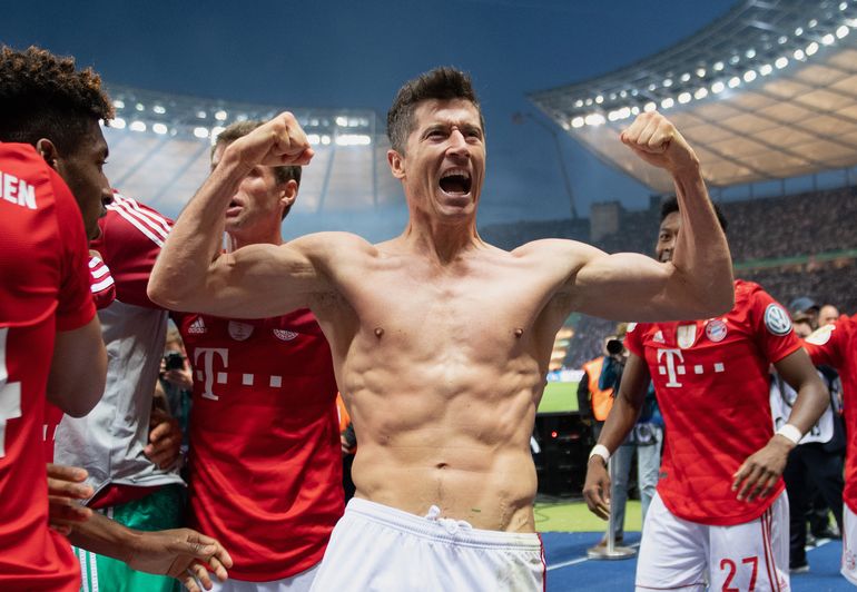 Robert Lewandowski przeszedł wielką metamorfozę i dziś jego sylwetka może imponować