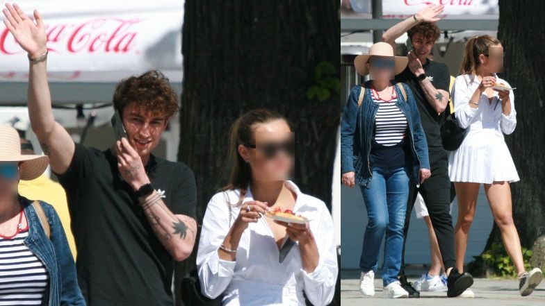 Marcin Dubiel w Sopocie z tajemniczą towarzyszką