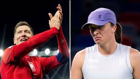 Różnica prawie 30 miejsc. Lewandowski zdeklasował Świątek