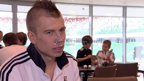 Jakub Kosecki planuje niespodziankę dla kolegów z drużyny w Lany Poniedziałek: Bez psikusa się nie obędzie