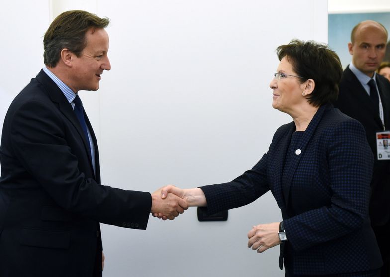 Pakiet klimatyczny i Ukraina tematem rozmów Kopacz z Cameronem