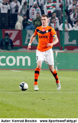 Csaba Horvath jeszcze jako piłkarz Zagłębia