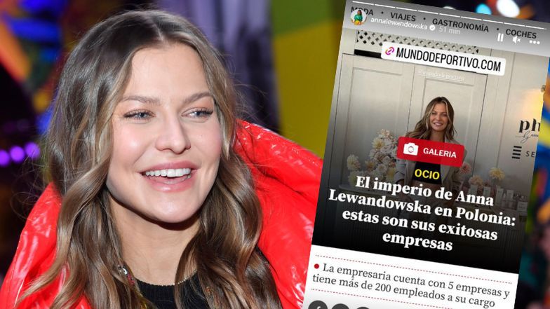 Hiszpańskie media zachwycają się Anną Lewandowską