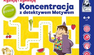 Koncentracja z detektywem Motywem. Rysuję i zgaduję. Kapitan Nauka