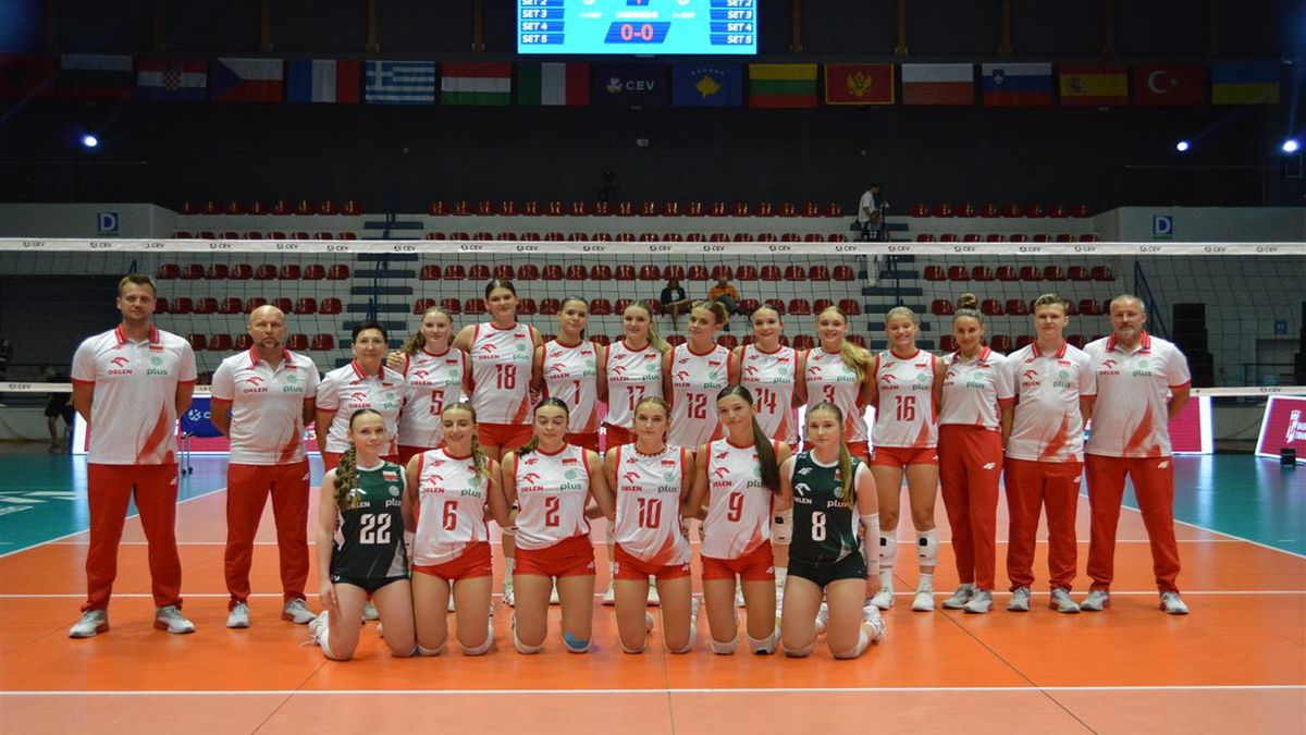 Materiały prasowe / CEV / Na zdjęciu: reprezentacja Polski U-16