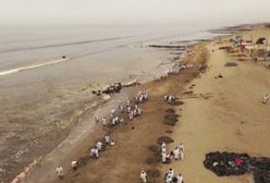 Katastrofa ekologiczna u wybrzeży Peru. Dramatyczne nagranie z plaży