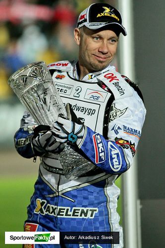 Nicki Pedersen nawet ze złamaną ręką potrafił stawać na podium dwóch turniejów Grand Prix